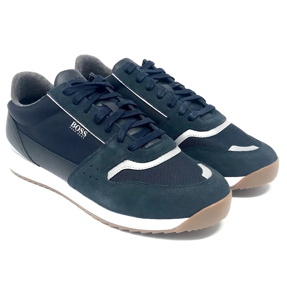 NIB Hugo Boss Blue Running-Style Sneakers